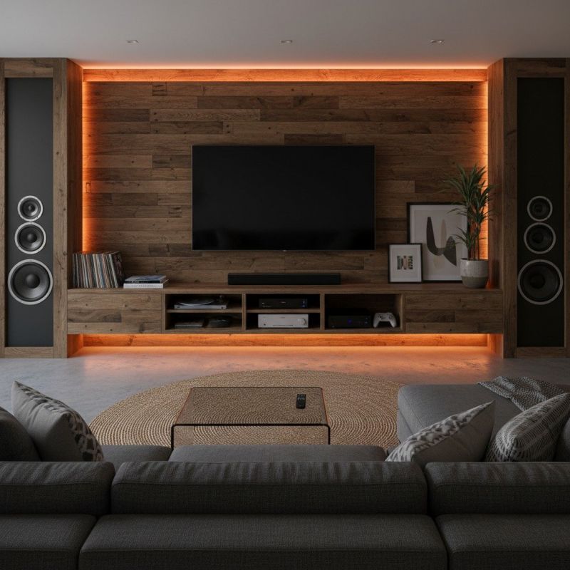 Entertainment Center Installation